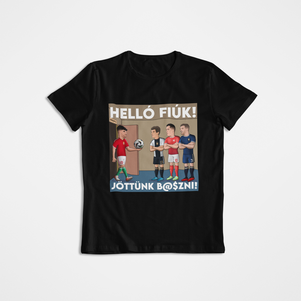 Unisex póló - Helló fiúk!